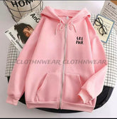 baby pink zipper pocket grl pwr
